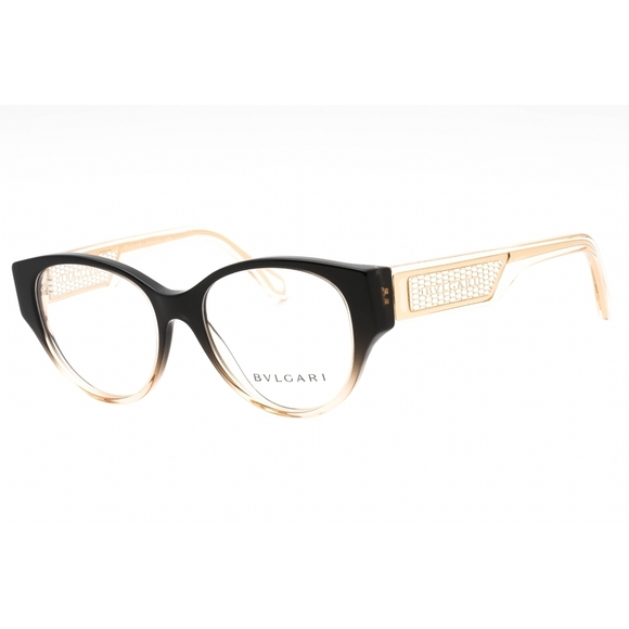 NWT BVLGARI 0BV4217 5450 Black Shading Beige Eyeglasses